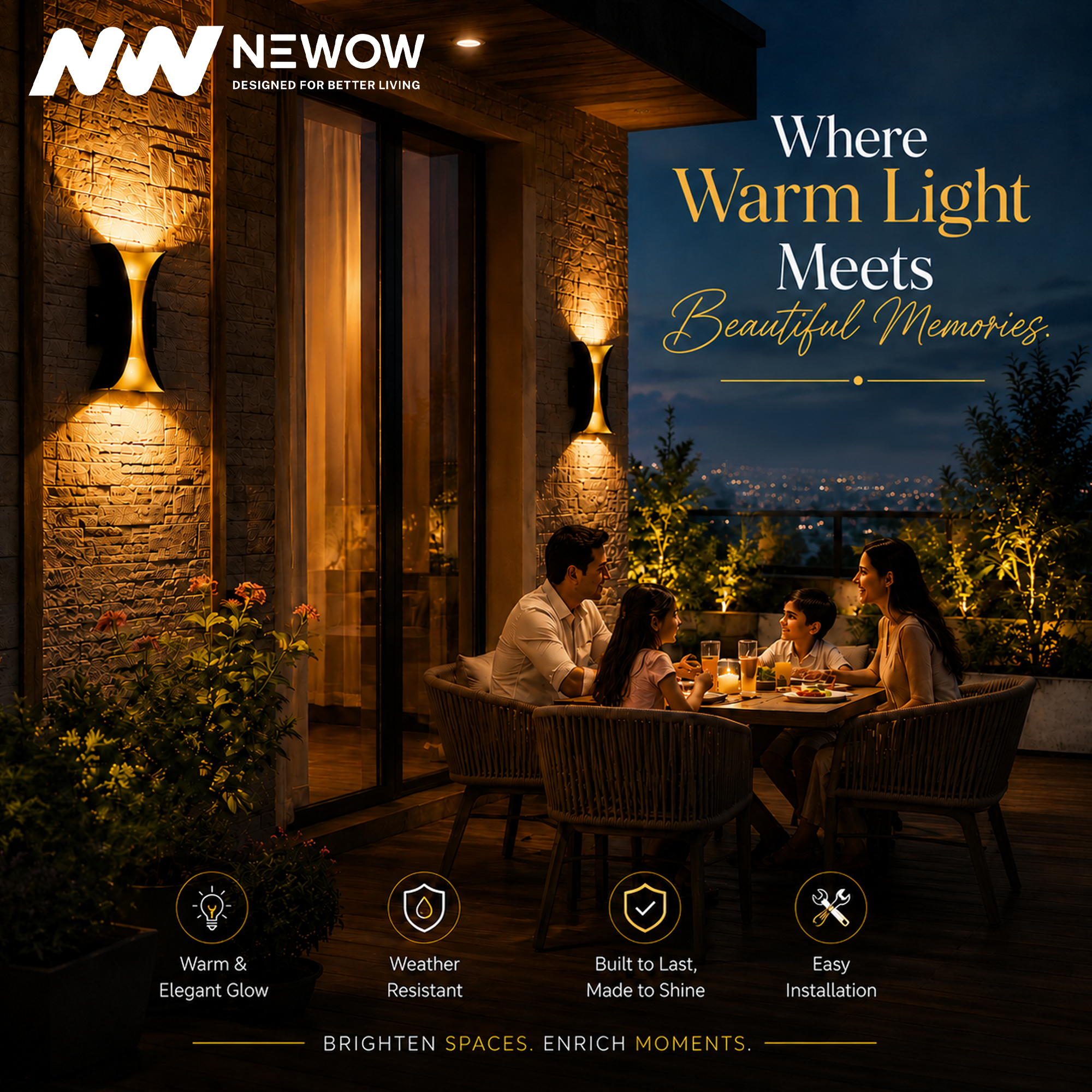 Vase Outdoor Wall Light