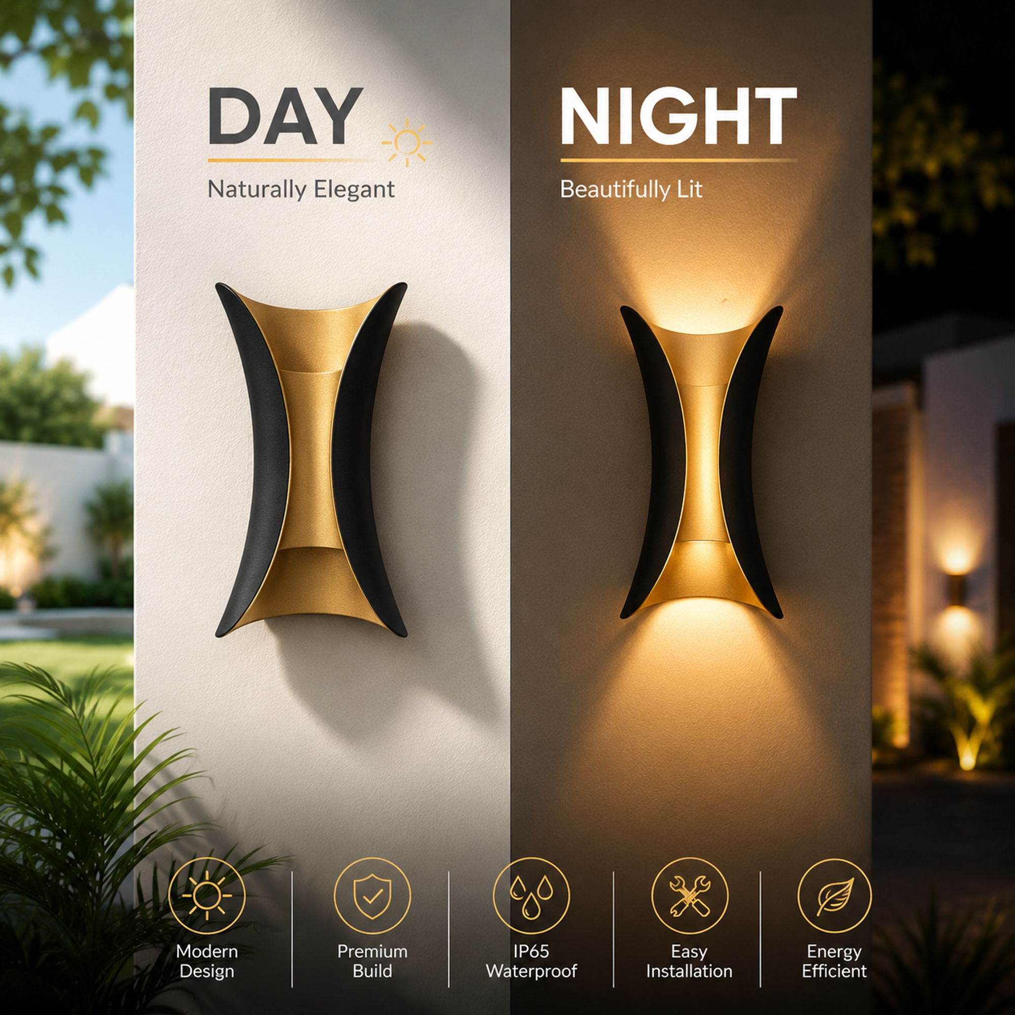 Vase Outdoor Wall Light