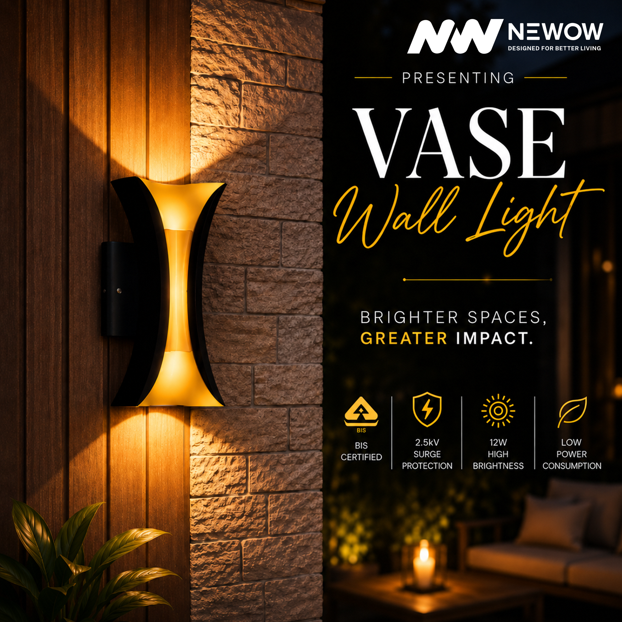 Vase Outdoor Wall Light
