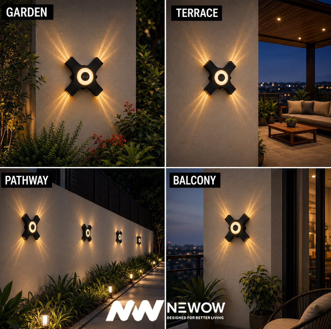 Wall Cross Outdoor Wall Light