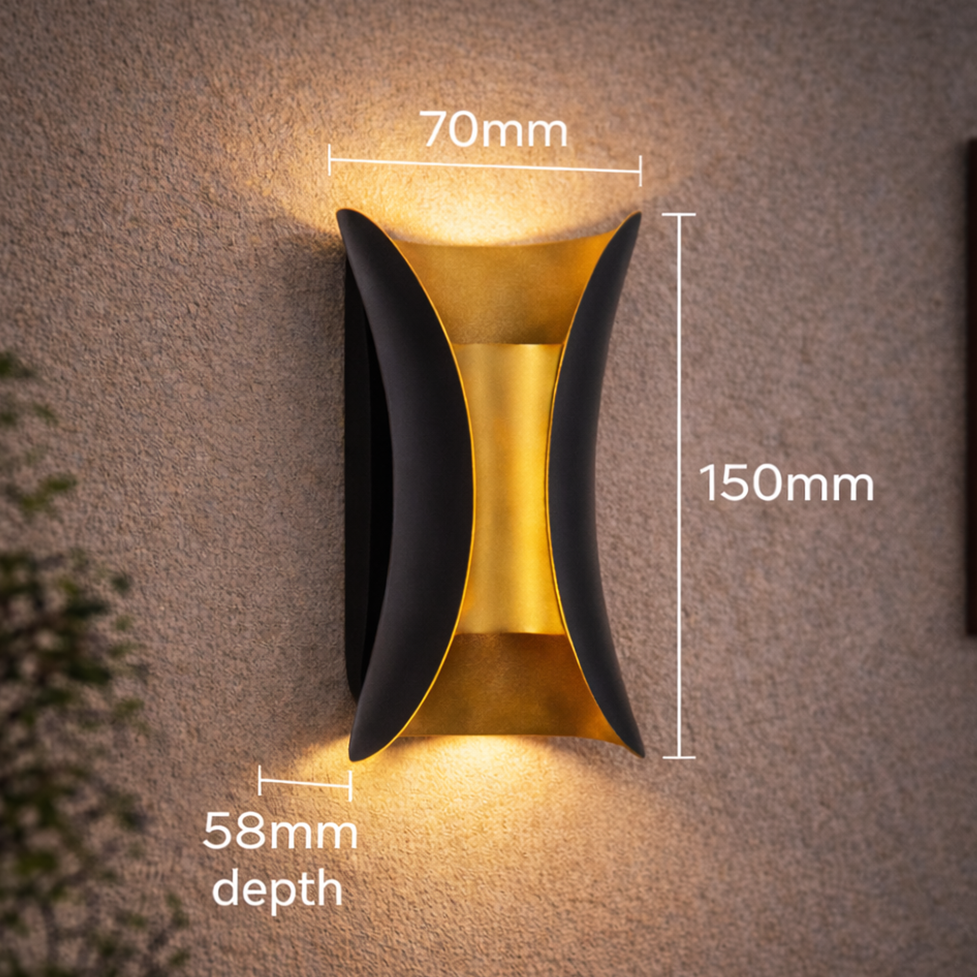 Vase Outdoor Wall Light