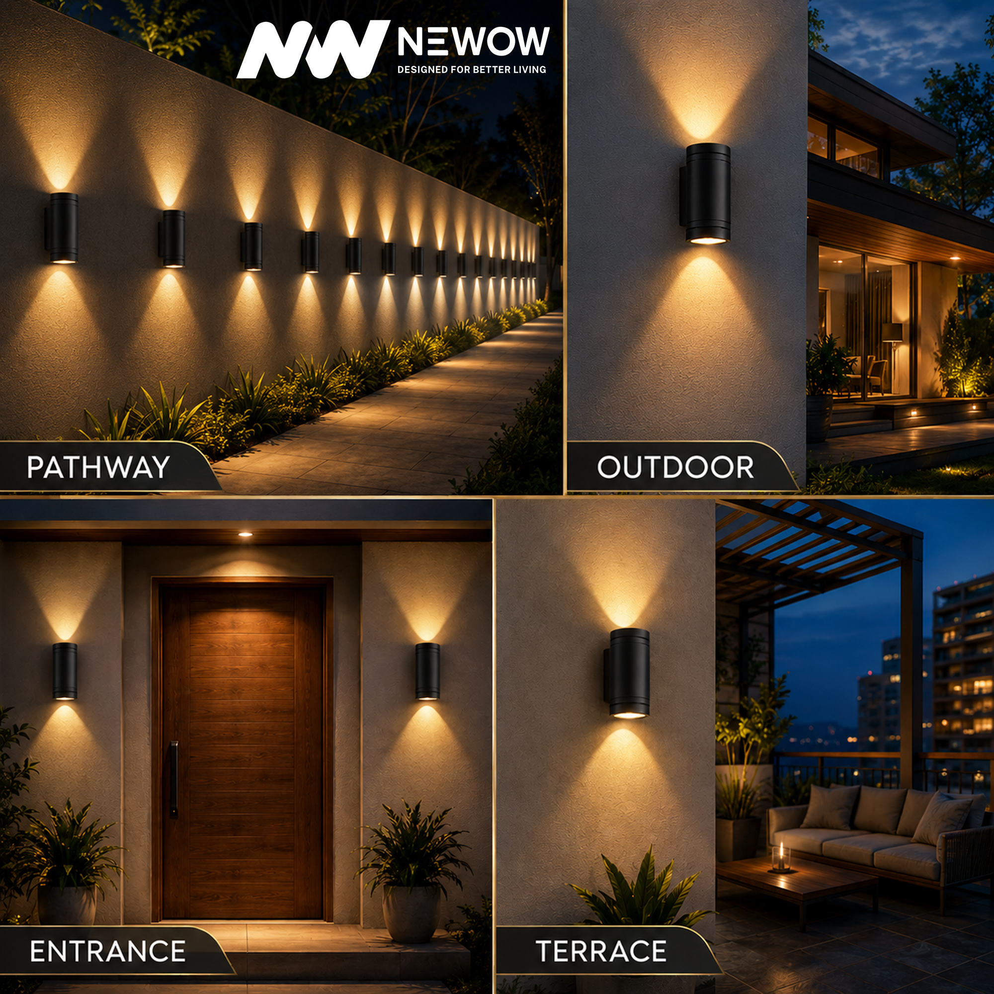 Wall Hybrix 6W Outdoor Wall Light